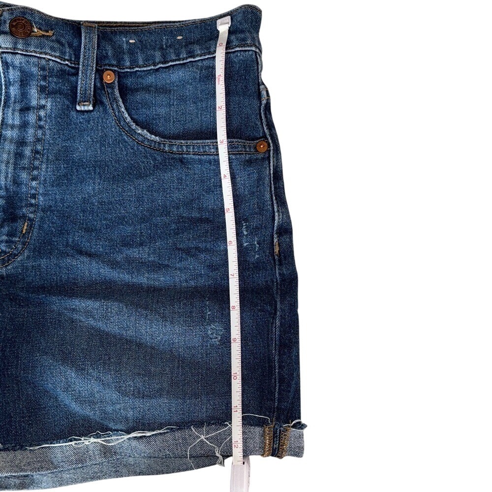 Madewell Dark Blue Jean Shorts - Picture 6 of 6